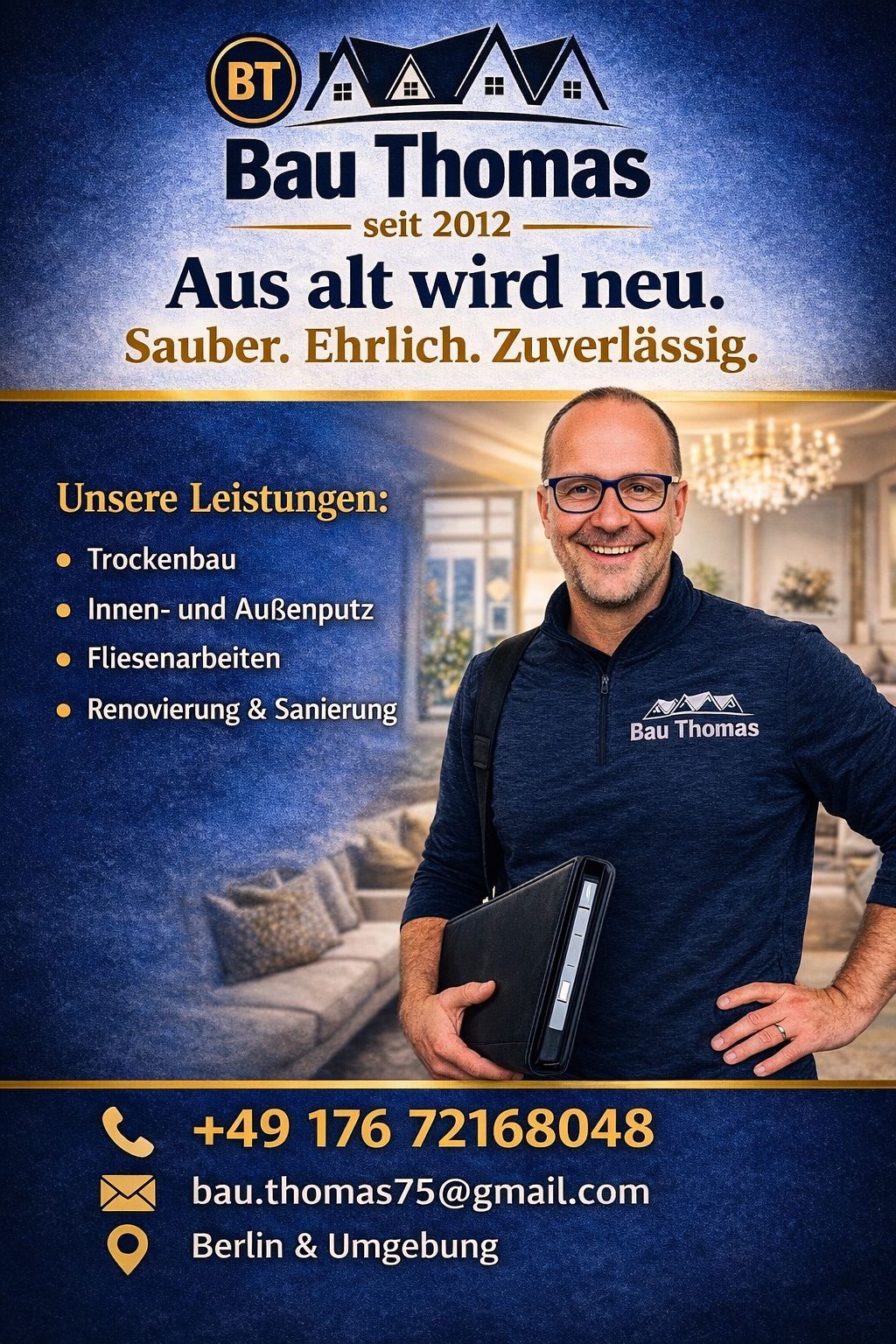 Bau Thomas-Ihr Partner für Renovierung & Innenausbau in Berli